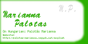 marianna palotas business card